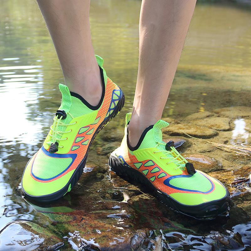 Unisex Water Barefoot Shoes Upstream Swimming Aqua Shoes Drainage Wading Sandals For Gym Yoga Diving Surf Hiking Sports Sneakers