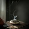 Ceramic Incense Burner Vintage Chinese Retro Sandalwood Agarwood Aromatherapy for Home Office Meditation Yoga Decor