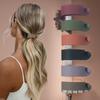 Morandi Color Frosted Banana Clip On The Back of The Head + Clip Ponytail Hairpin Femininity Disc Hair