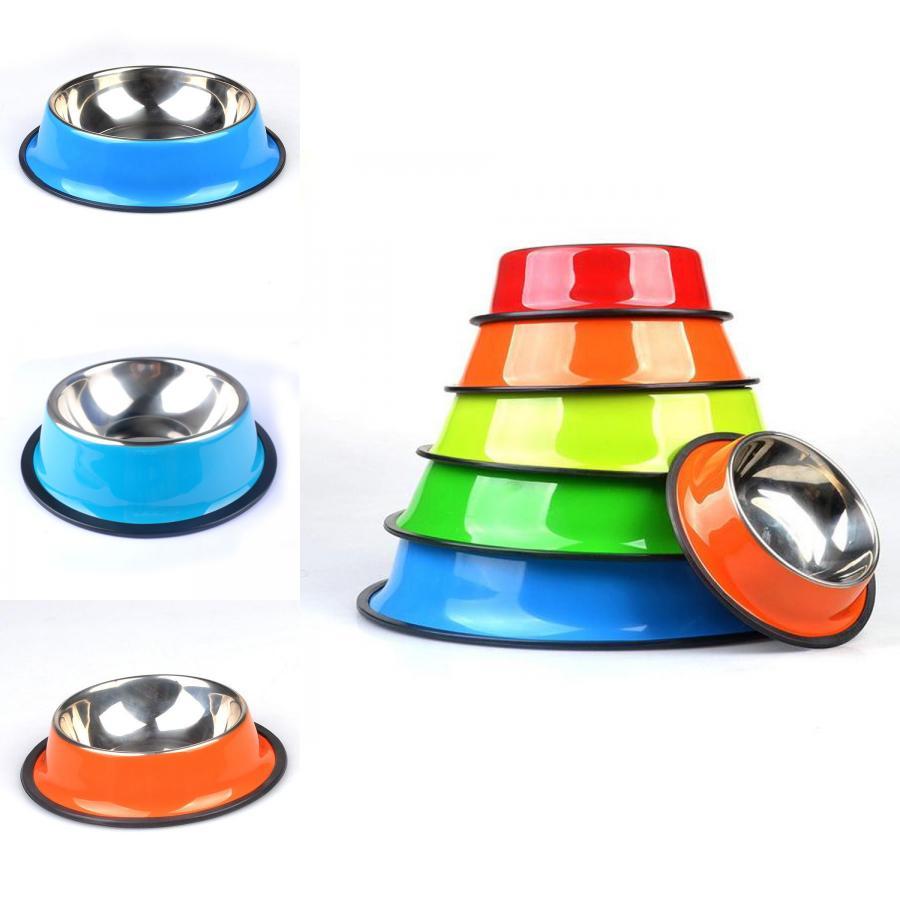 Premium Quality Posh Paws Non-slip Stainless Steel Cat And Dog Feeding Dish Bowl