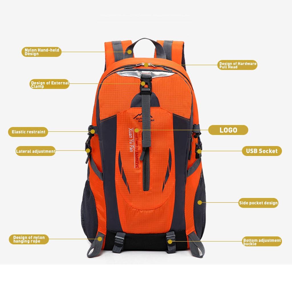 mountaineering backpack size