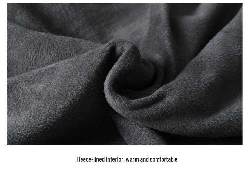 Men's Autumn/Winter 2025 Casual Warm High Collar Chunky Knit Sweater Plus Size Loose Knitwear
