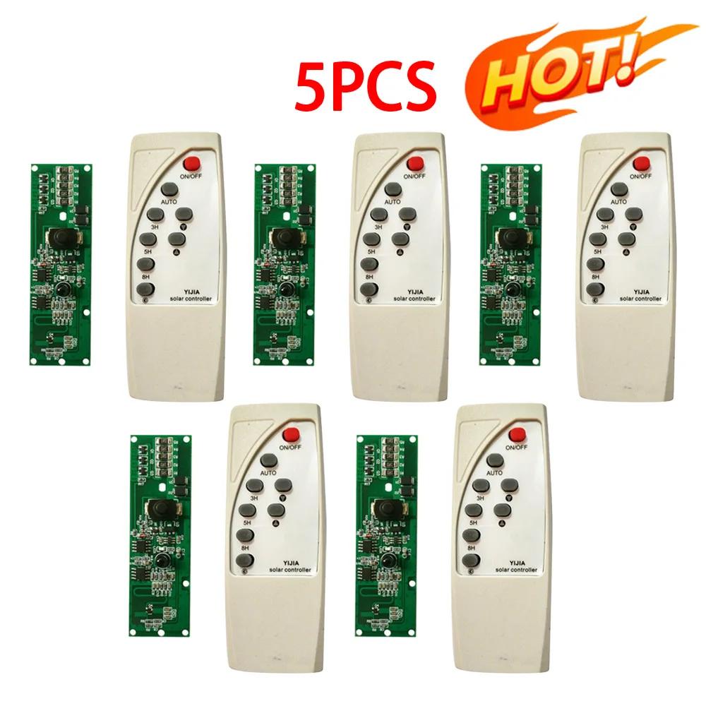 Automatic Control Lamp Board with Remote Control Solar LED Driver Board Multi-function Practical Creative Human Body Induction