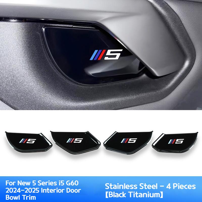 For BMW X5 X3 3 5 Series I3 I5 G05 G45 G20 G60 2019-2025 Car Inner Handle Door Bowl Protective Film Interior Accessories