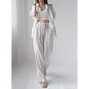 2026 New Loose Sun-Protective Striped Cotton-Linen Long-Sleeve Shirt for Women, Mid-Length Outerwear