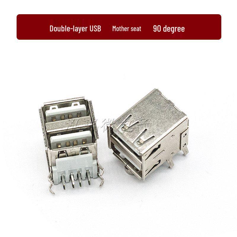 USB Female to Male Type-C Connector, Type-A/B SMD with Straight/Bent Pins