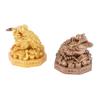 Three Legged Money Frog Feng Shui Toad Statue Wealth Lucky Ornament for Home Office Fortune Decor