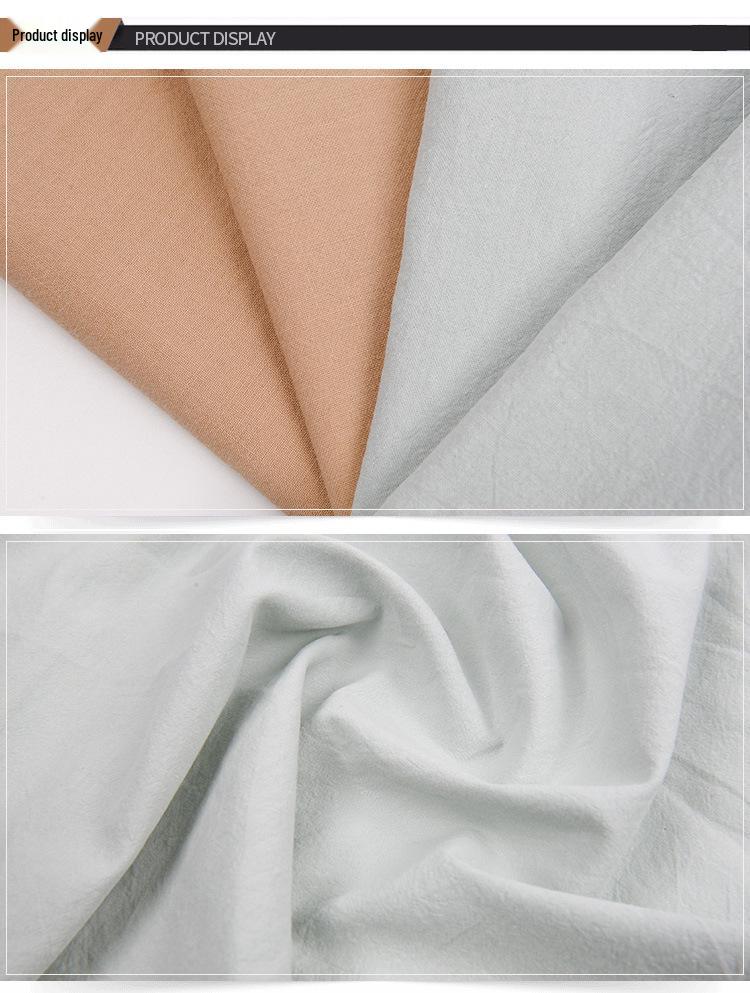 40s Washed Cotton Poplin Embroidered Fabric for Children's Dresses & Women's Shirts