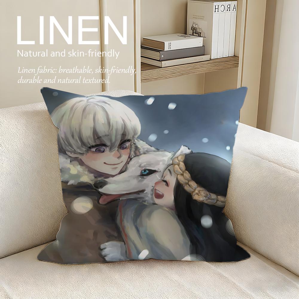 Anime To Your Eternity Cushion Cover Pillowcase Set Pcs x x Breathable Washable Sofa Cushion Cover