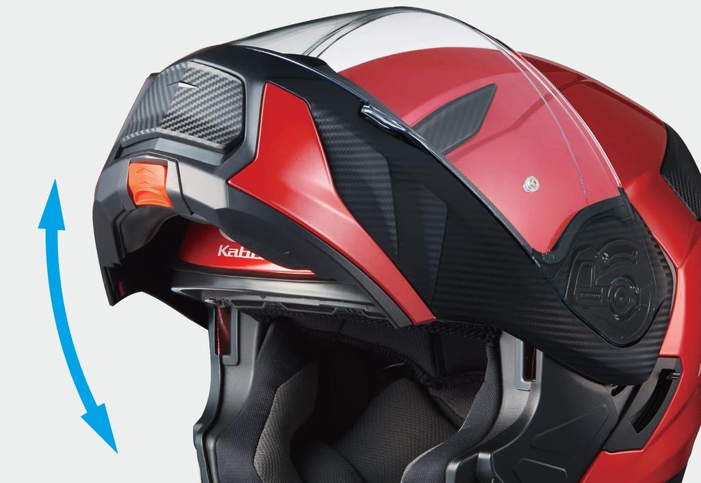 OGK KABUTO Motorcycle Helmet System RYUKI ALERT (Red) (Size M)