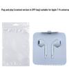 Original Apple Wired Headphones for iPhone 7/14/15/16 - Crack-Free, Plug and Play