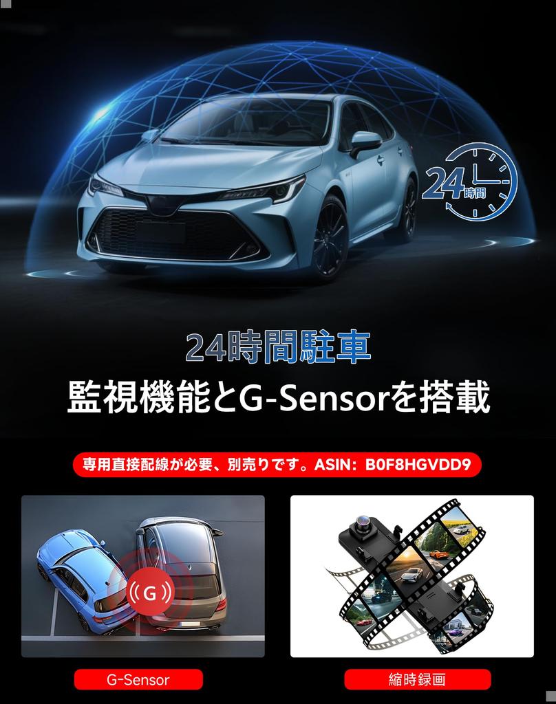 K5 Dash Cam with Front and Rear 8MP 4MP Sony IMX335 App ADAS Advanced Driving Assistance System BSD Side Approach Detection Parking LED Signal Support