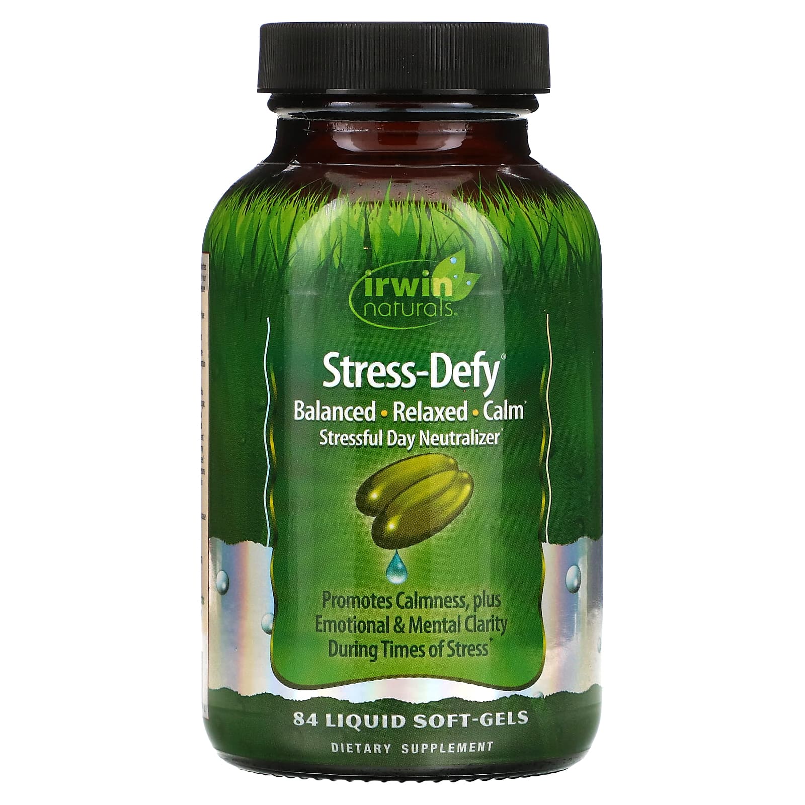 

Irwin Naturals, Stress-Defy, 84 рідкі м’які капсули