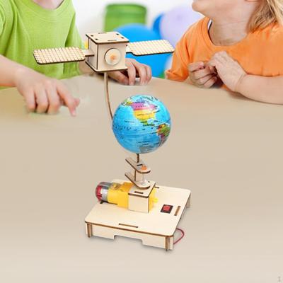 Rotierendes Systemmodell DIY Wissenschaftsexperimente Interaktives Spielzeug Hand-Auge-Fähigkeit Spiel