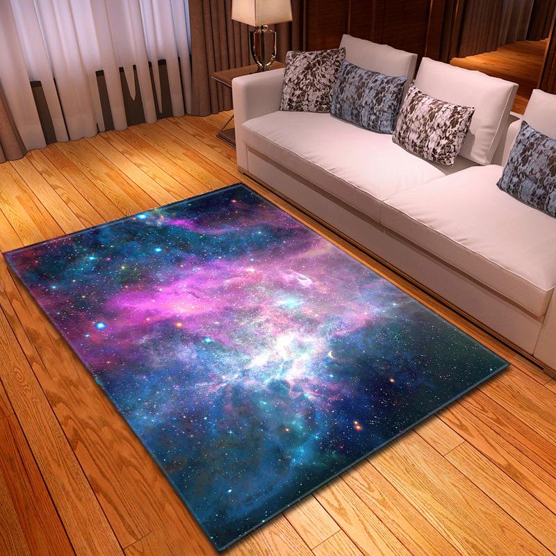 Simple And Mysterious Starry Sky Living Room Carpet Bedroom Dining Room Floor Mat Pattern Size