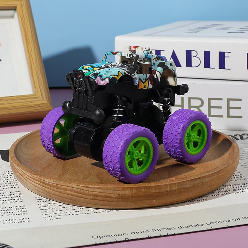 Inertia Offroad Car For Kids Durable Graffiti Kids Toy Vehicle For Boys And Girls