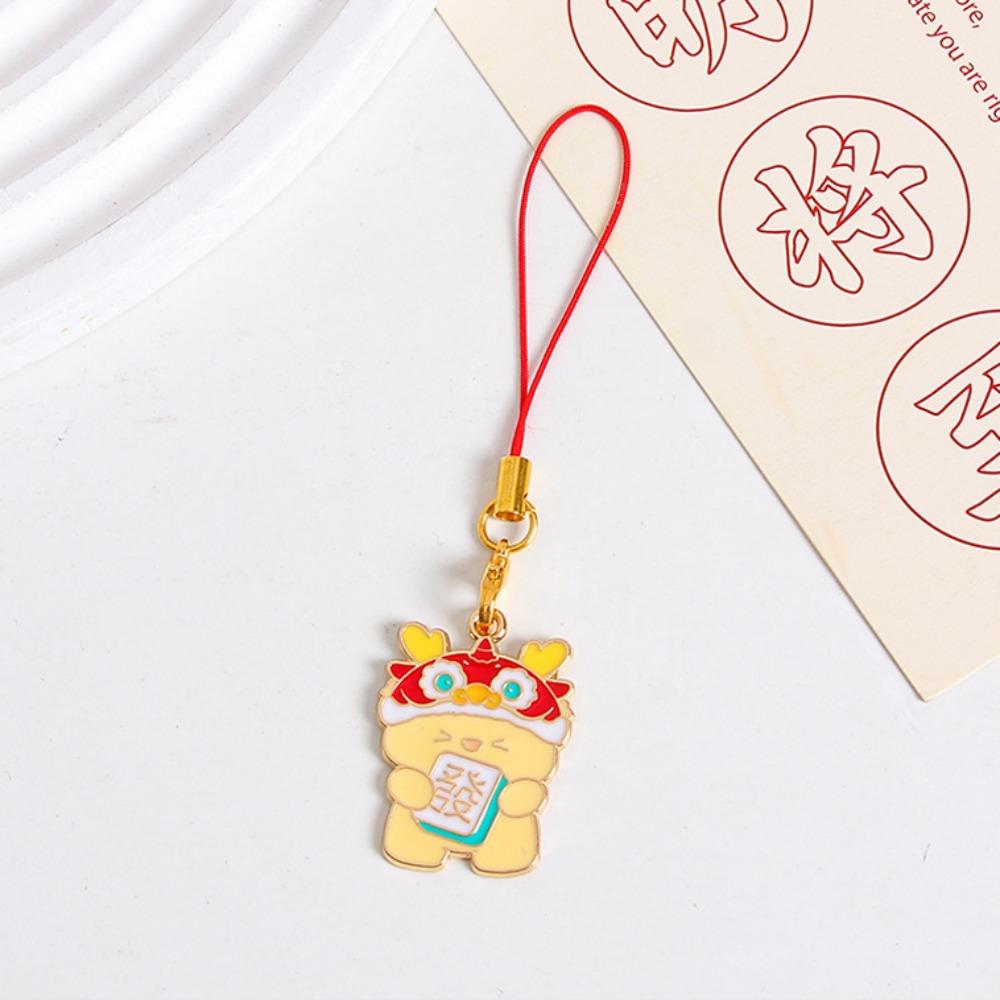 Chinese Dragon Year Phone Charm Zodiac Dragon Phone Lanyard  New Year Gift