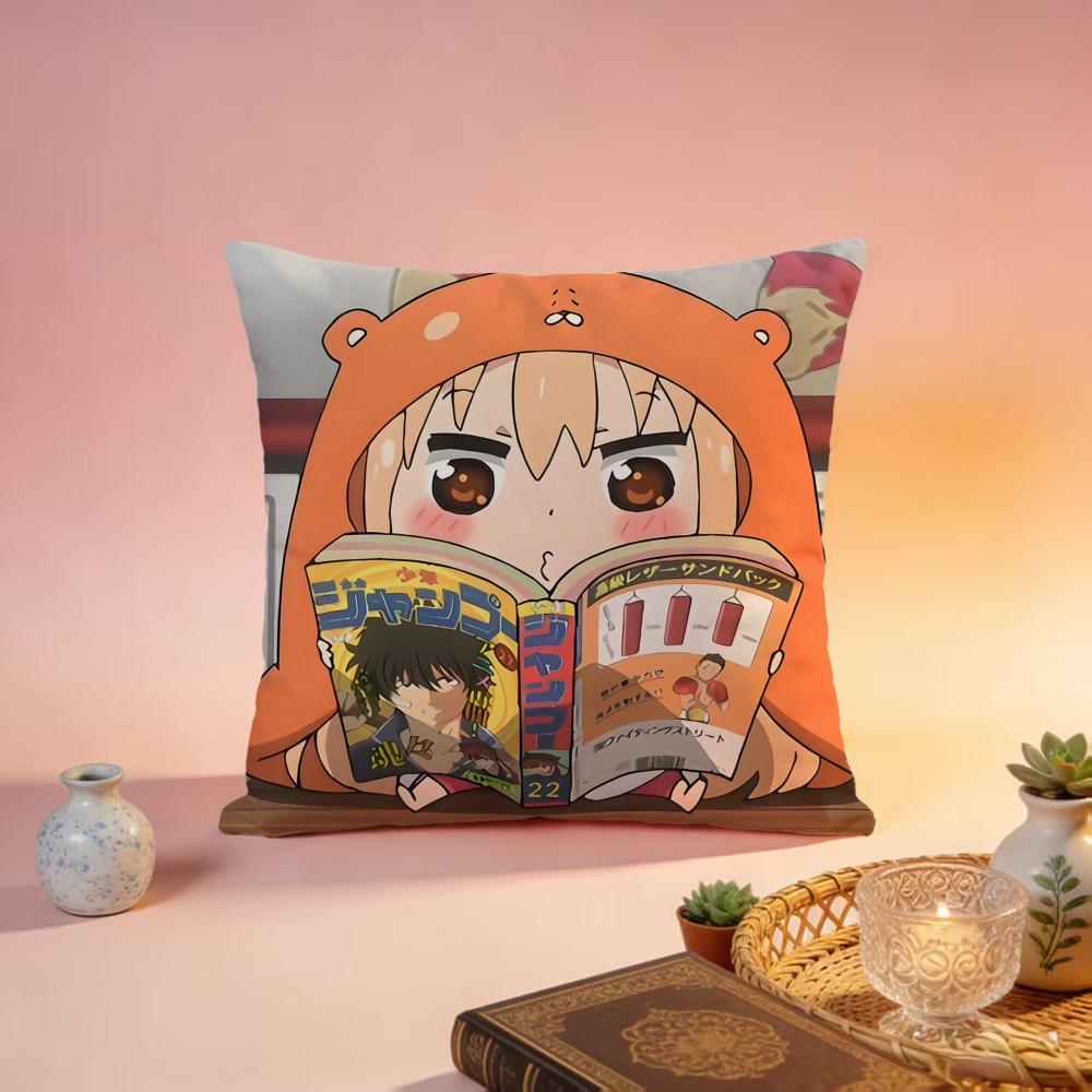 Fashion HHimouto Umaruchaning Cushion Cover Premium SkinFriendly Pillow Case MultiPurpose for Home Office Travel
