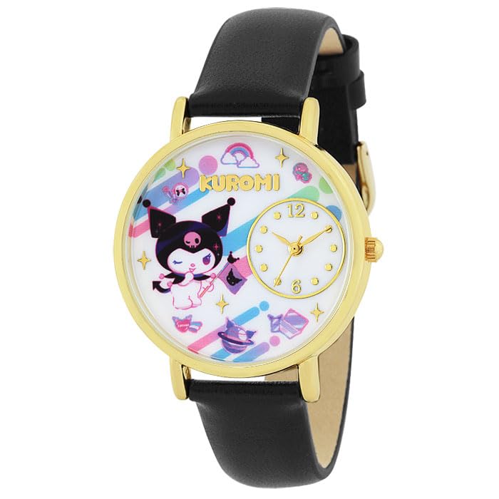 Sanrio Kuromi Made in Black J-Axis Watch, Japan, JR4D0002-KU, Women's,