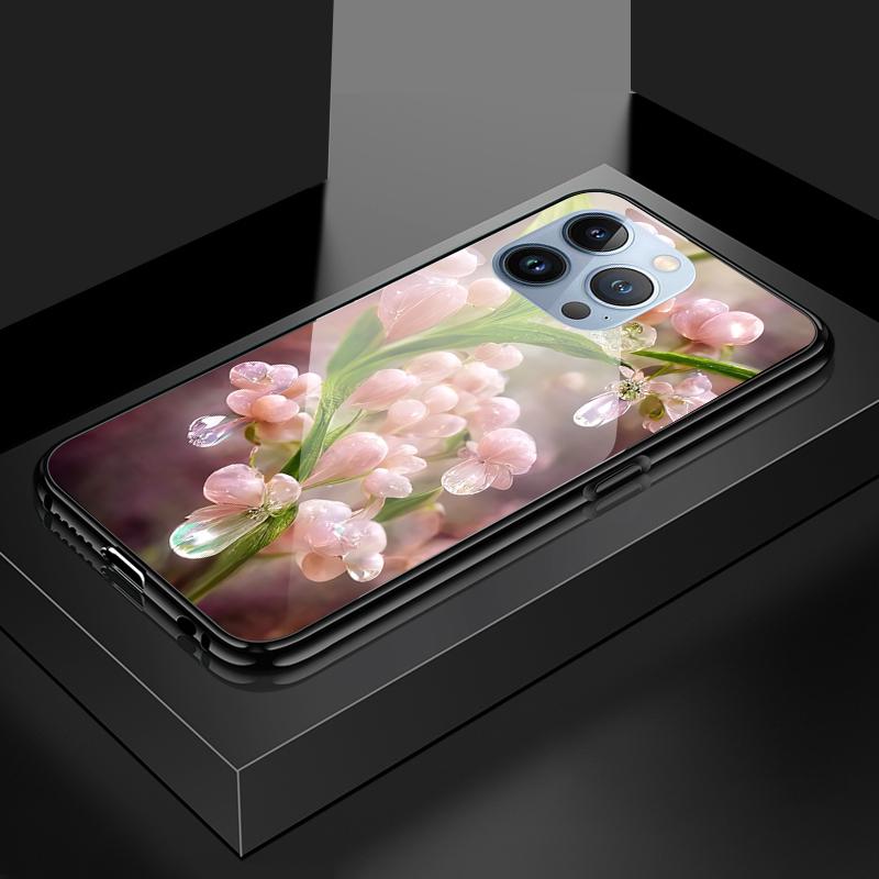 Tempered Glass Phone Case For OPPO Reno13 Reno14 Realme 11 12Pro 14 GTNeo6 C21Y C53 C75 OnePlus Nord2 NordCE3Lite Soft Edge Shockproof Smooth Shell