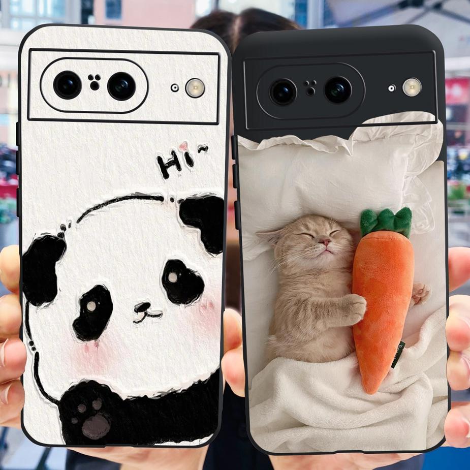 For Google Pixel 8A Case Pixel8 Pro New Fashion Painted Cover Soft Silicone Phone Case For Google Pixel 8 Pro Pixel8A Funda Capa