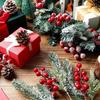 Greenery Leaves Christmas Artificial Pine Branches Plastic Faux Pine  Home Decoration