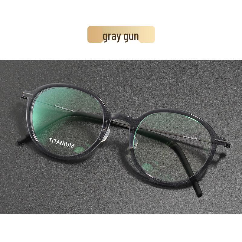 LINOBERG Shouzao 5350 Retro Titanium Eyeglasses Frame