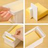 Butter Dish With Cover Butter Fresh-Keeping Box With Cutter Slicer Countertop Butter Box For Refrigerator Storage Home