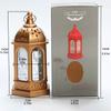 Castle Style Candlestick Middle East Festival Lantern Arabic Wind Lamp Creative Electronic Candle