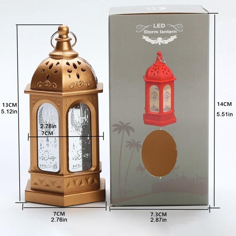 Castle Style Candlestick Middle East Festival Lantern Arabic Wind Lamp Creative Electronic Candle