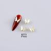 3D Alloy Hollow Butterfly Nail Art Jewelry