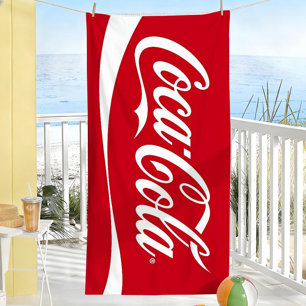 Modny nadruk C-CoCa C-ColaS Ręcznik Suszący Ręcznik Kąpielowy Nadaje Się Do Lekkiego Pływania Kempingu Jogi Plaża Na Zewnątrz