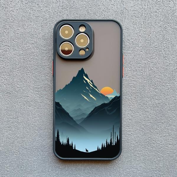 Fog Mountains Landscape Phone Case for iPhone 16 15 14 12 13 Mini 11 Pro Max X XS XR SE2 7 8 Plus Shockproof Back Cover Fundas