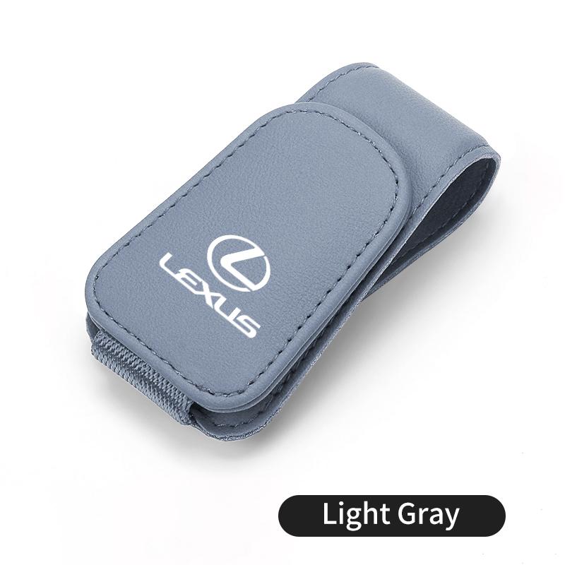 Car Visor Glasses Clip Leather Sunglasses Holder Organizer Accessories For Lexus CT ES GS NX IS250 CT200h IS300h ES300h RX400h N ABJ1
