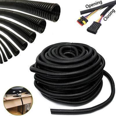 1/3 metro Tubo Corrugato 7mm-28mm Auto Ondulato Auto Cavo di Isolamento Del Tubo Cablaggio Del Motore Filo Elettrico Accessori di Protezione