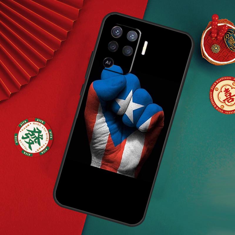 Puerto Rico Flag Case For Oppo A15 A17 A57 A6 A5 Pro A54 A74 A94 A16 A76 A96 A40 A60 A80 A18 A38 A58 A78 A98