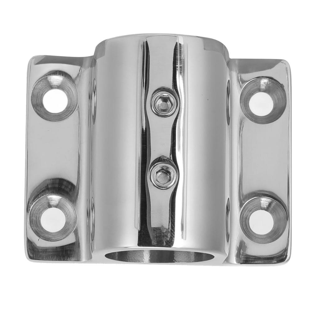 Boat Hand Rail Fitting 316 Stainless Steel Marine Yacht Handrail Rectangle Stanchion Base 7 8in Hole