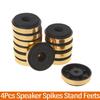 4 Stück Kunststoffrahmen Lautsprecher Spikes Ständer Audio Aktive Lautsprecher Reparaturteile Zubehör DIY Für Heimkino Soundsystem Halter