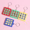 Portachiavi Scacchi OX Gioco Portachiavi Ciondolo Leggero Portatile Puzzle Gioco Portachiavi per Bambini Adulti