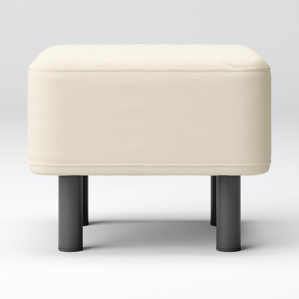 MUJI Sofa Bench Cover, Washed Cotton Canvas, Natural Color, KB497A2A