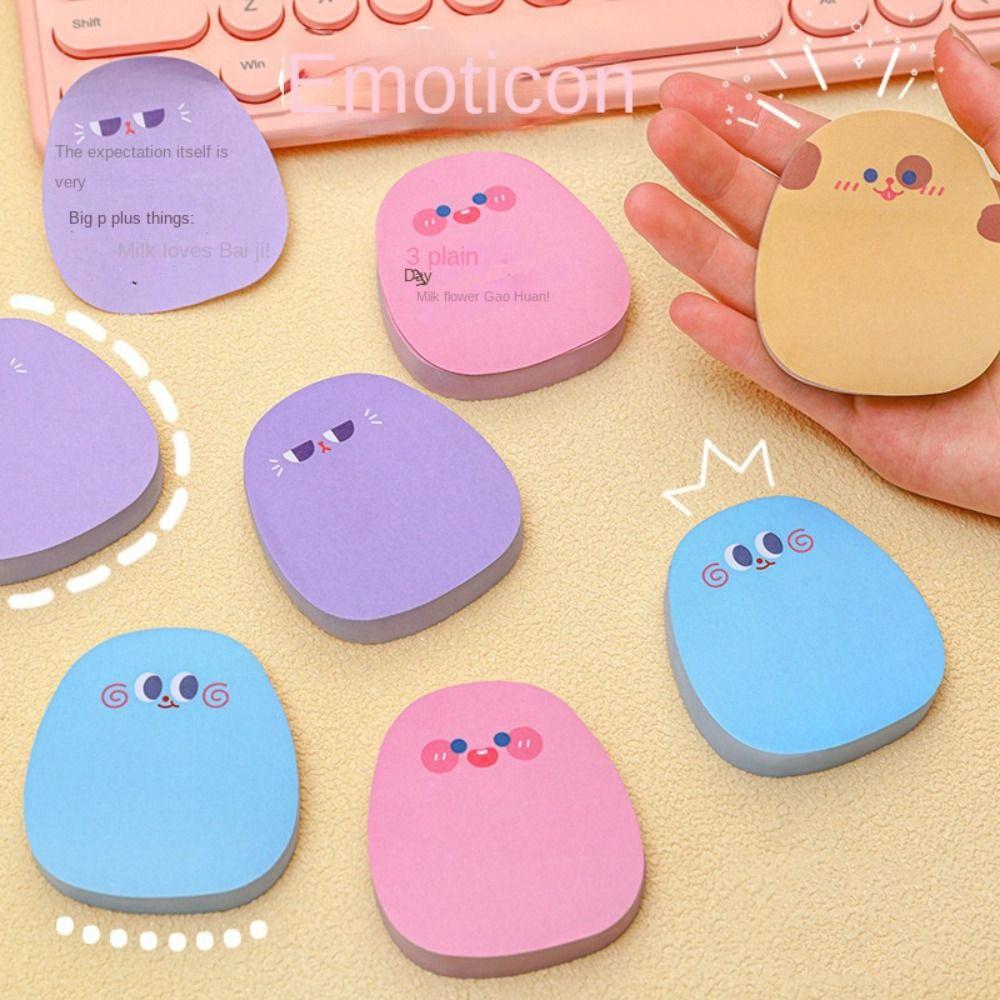 60 Sheets Messages Sticking Paper Cartoon Message Paper Stationery Sticky Notes  Girls