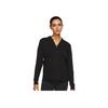 Waffelstrick V-Ausschnitt Bequemer Lässiger Pullover Damen Tops Schwarz CV9906-010