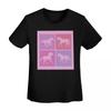 Pink Horse Silhouettes TShirt Women Short Sleeve T Shirts ONeck Streetwear Cotton Summer Tees Streetwear