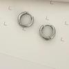 Women's Surgical Steel Simple Bold Hoop Earrings