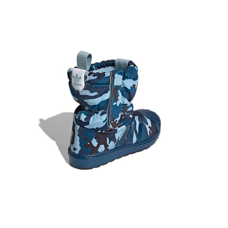 Adidas Originals SUPERSTAR Thermal Knee High Kids' Boots Blue Children Aged 3 7 Years Old EE7260
