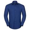 Russell Collection Mens Oxford Tailored Long-Sleeved Shirt