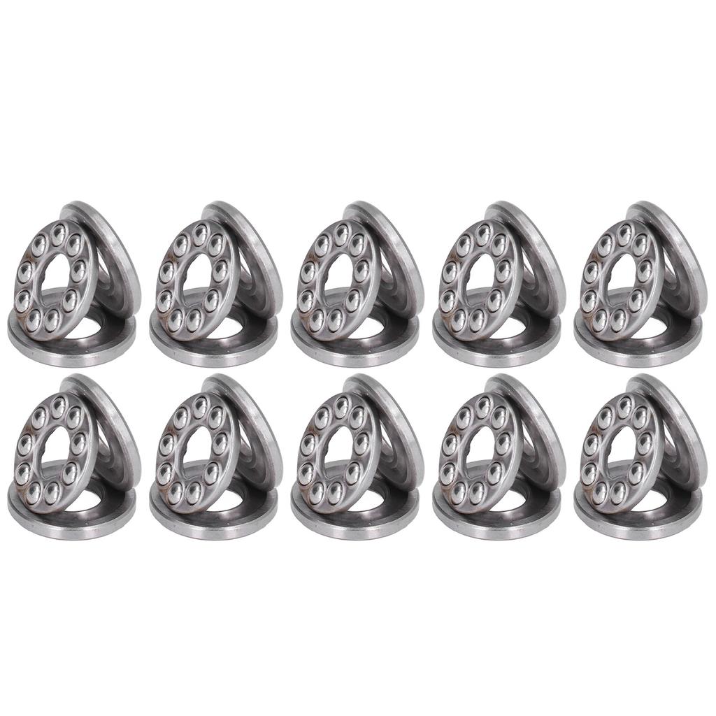 10Pcs Thrust Ball Bearing Single Direction Accessory Replacement Set Kit for Equipment51200