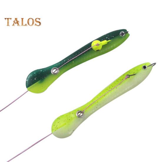 1/3/5 Stück 6,7 cm/2 g weicher Schmerlenköder PVC bionische Schmerle mit Loch künstlicher Angelköder Salzwasser Süßwasser Bass Zander Forelle Schlangenkopffischen