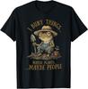 Ich vergrabe Dinge Vielleicht Pflanzen Vielleicht Menschen Lustiges Frosch T-Shirt S-3XL