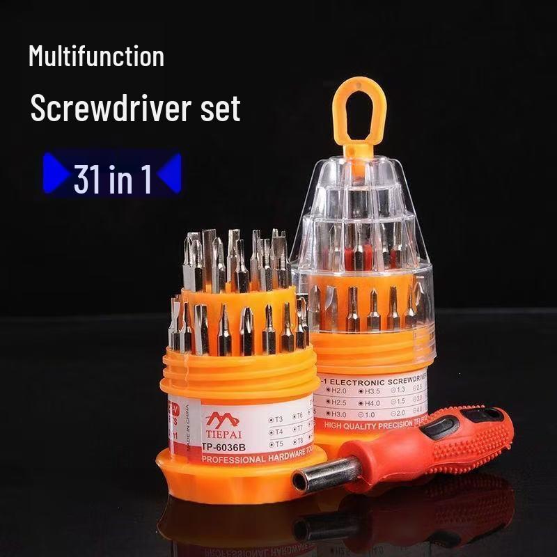 Tower-Shaped Multifunctional Screwdriver Set for Household Repairs